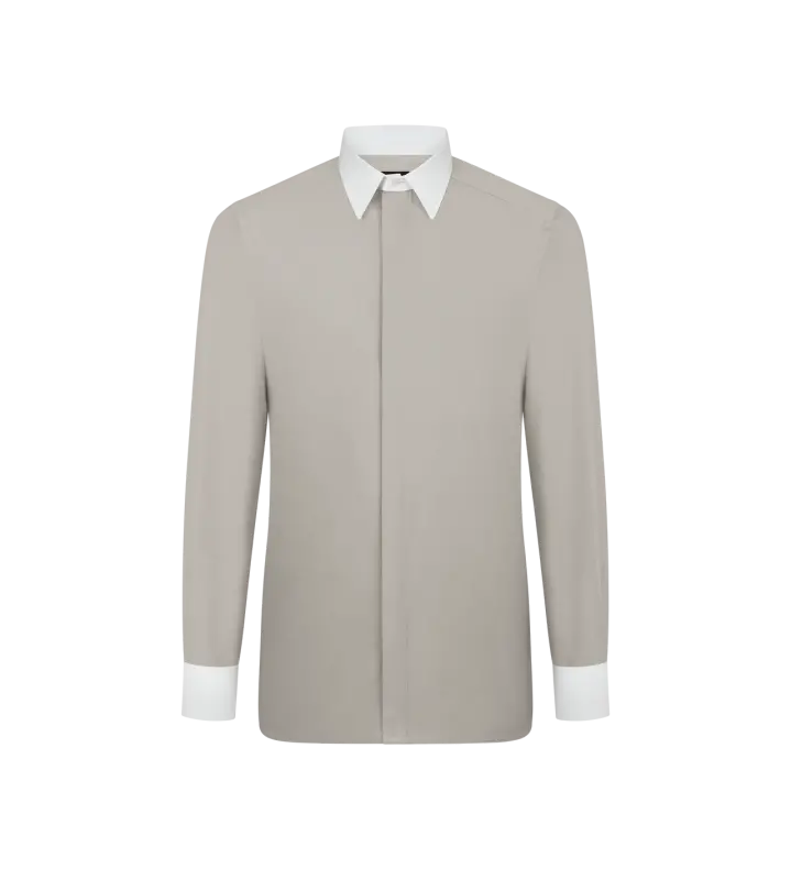 POPLIN CLASSIC FIT SHIRT STEEL online